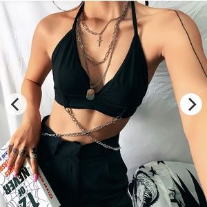 Black Crop Top